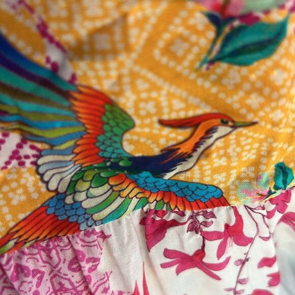 Johnny Was California PAULA TIERED MINI DRESS Size XXL - Picture 4 of 14